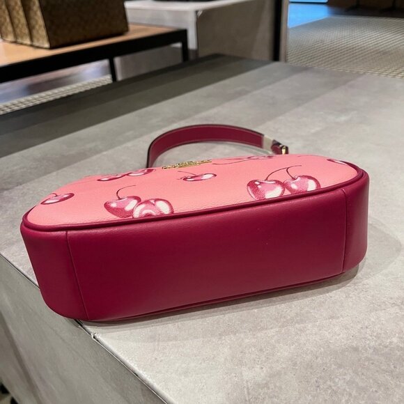 Coach Pink Cherry Print Shoulder Bag Fashion❤️🎉🎉🎉🎉 - Picture 7 of 7